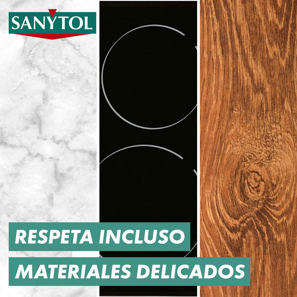 Sanytol - Limpiador Desinfectante Multiusos Eucalipto Pack 4 X 750 Ml