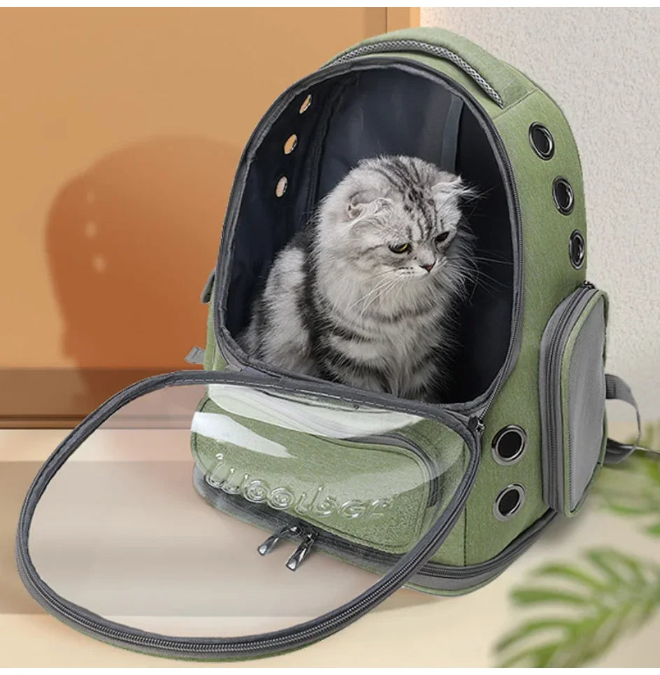 Transparent Pet Cat Carrier Bag Outdoor Travel Backpack for Cats Small Dogs Breathable Cat Carrying Bag Pet Supplies